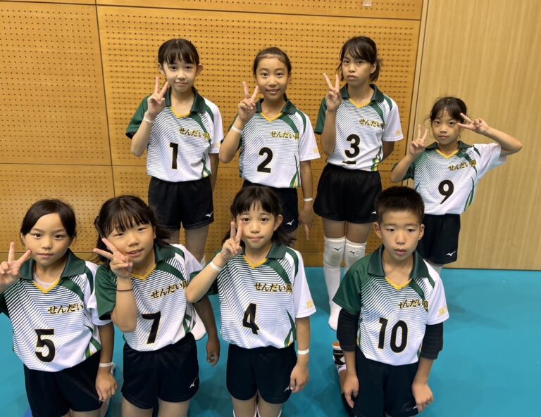 せんだい陽様　バレーユニフォーム　オーダー事例