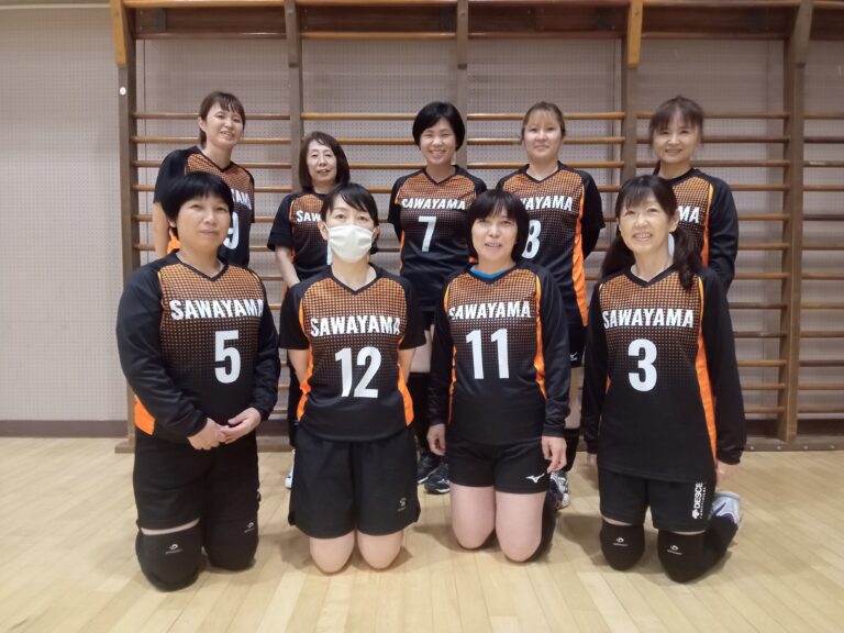 SAWAYAMA様　バレーユニフォーム　オーダー事例