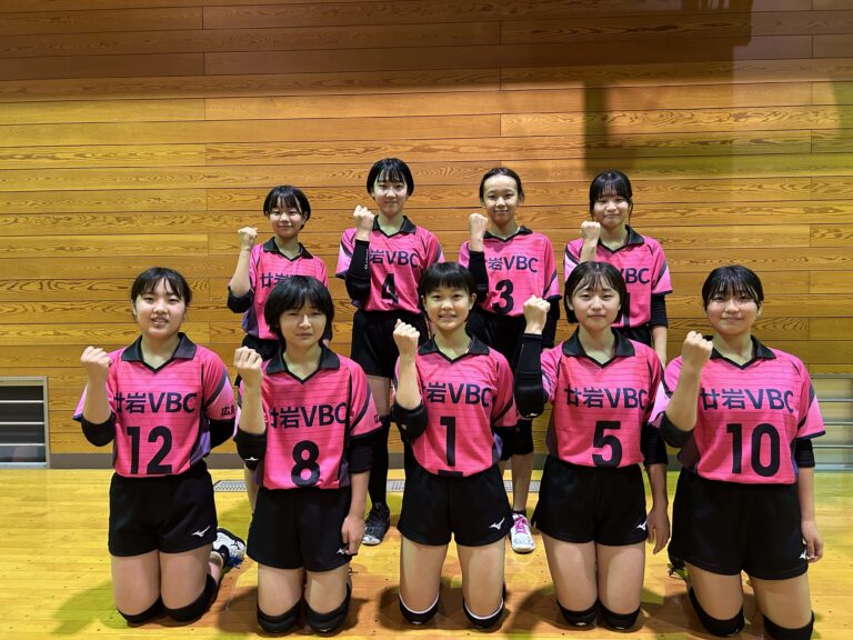 廿岩VBC様　バレーユニフォーム　オーダー事例