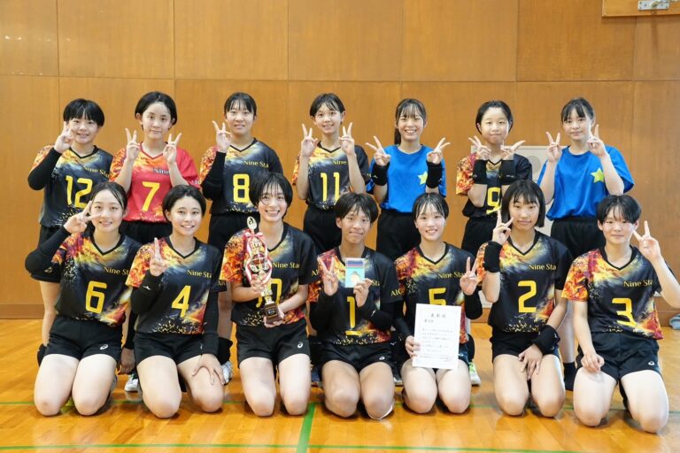 Nine Star様　バレーボールユニフォーム　オーダー事例