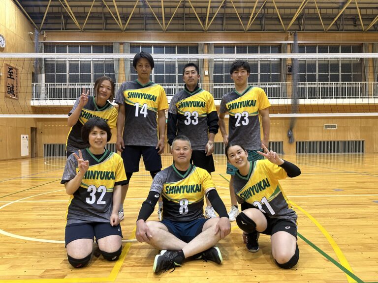 SHINYUKAI様　バレーボールユニフォーム　オーダー事例