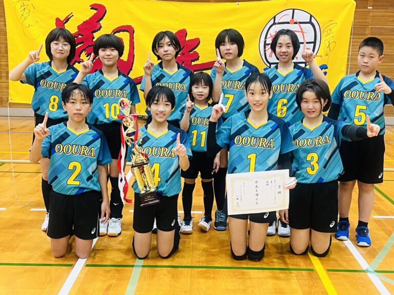 OOURA様　バレーボールユニフォーム　オーダー事例