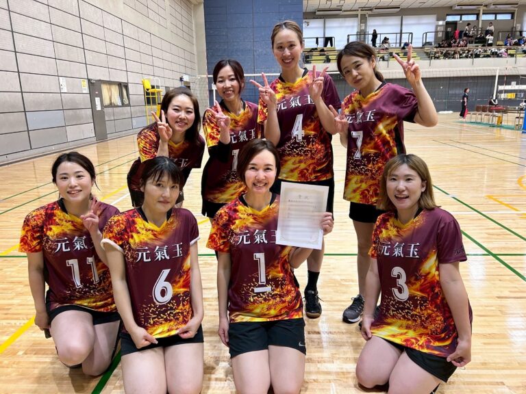 元氣玉様 バレーボールユニフォーム オーダー事例