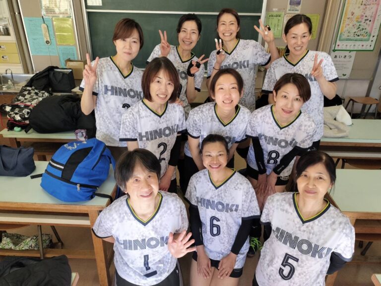 HINOKI様 バレーボールユニフォーム オーダー事例