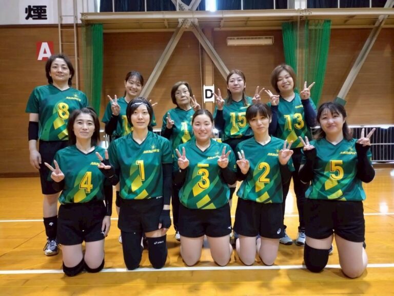 ARROWS様　バレーボールユニフォーム　オーダー事例