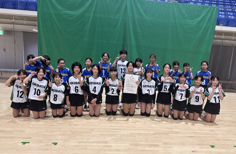 OKIDATE様　バレーボールユニフォーム　オーダー事例