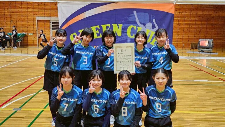 GREEN CLUB様　バレーボールユニフォーム　オーダー事例