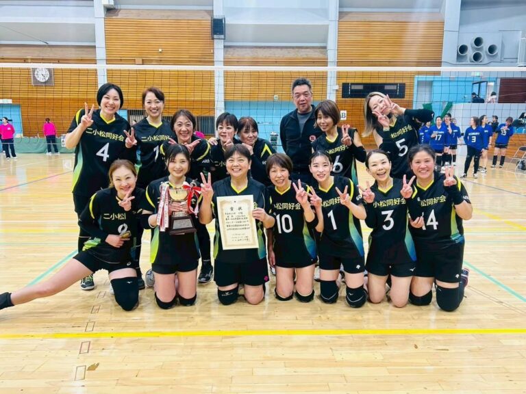 二小松同好会様　バレーボールユニフォーム　オーダー事例